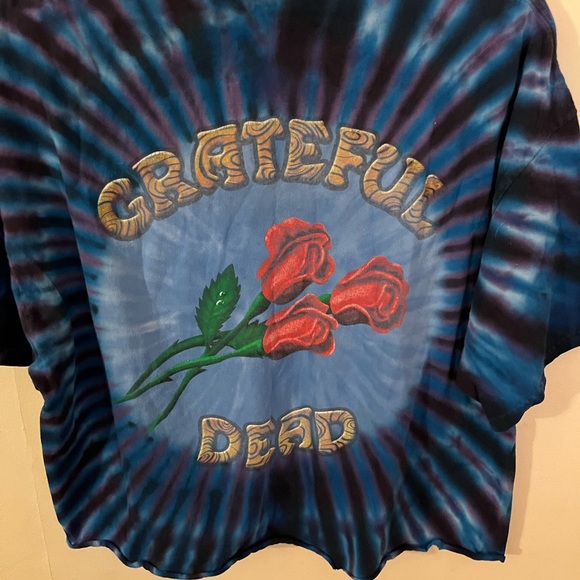 Grateful Dead Tie Dyed Crop Top - Picture 2 of 2